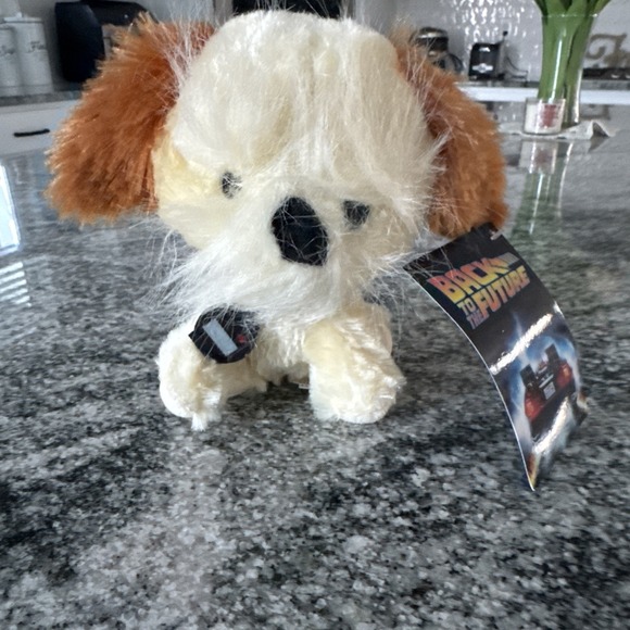 Universal Studios Other - Back to the Future Einstein Plush 6"-7" Chibi Dog Stuffed Animal Toy NEW NWT